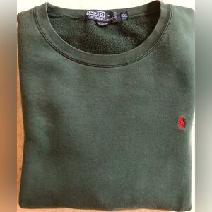 Polo Ralph Lauren Men's Dark Green Crewneck Sweatshirt